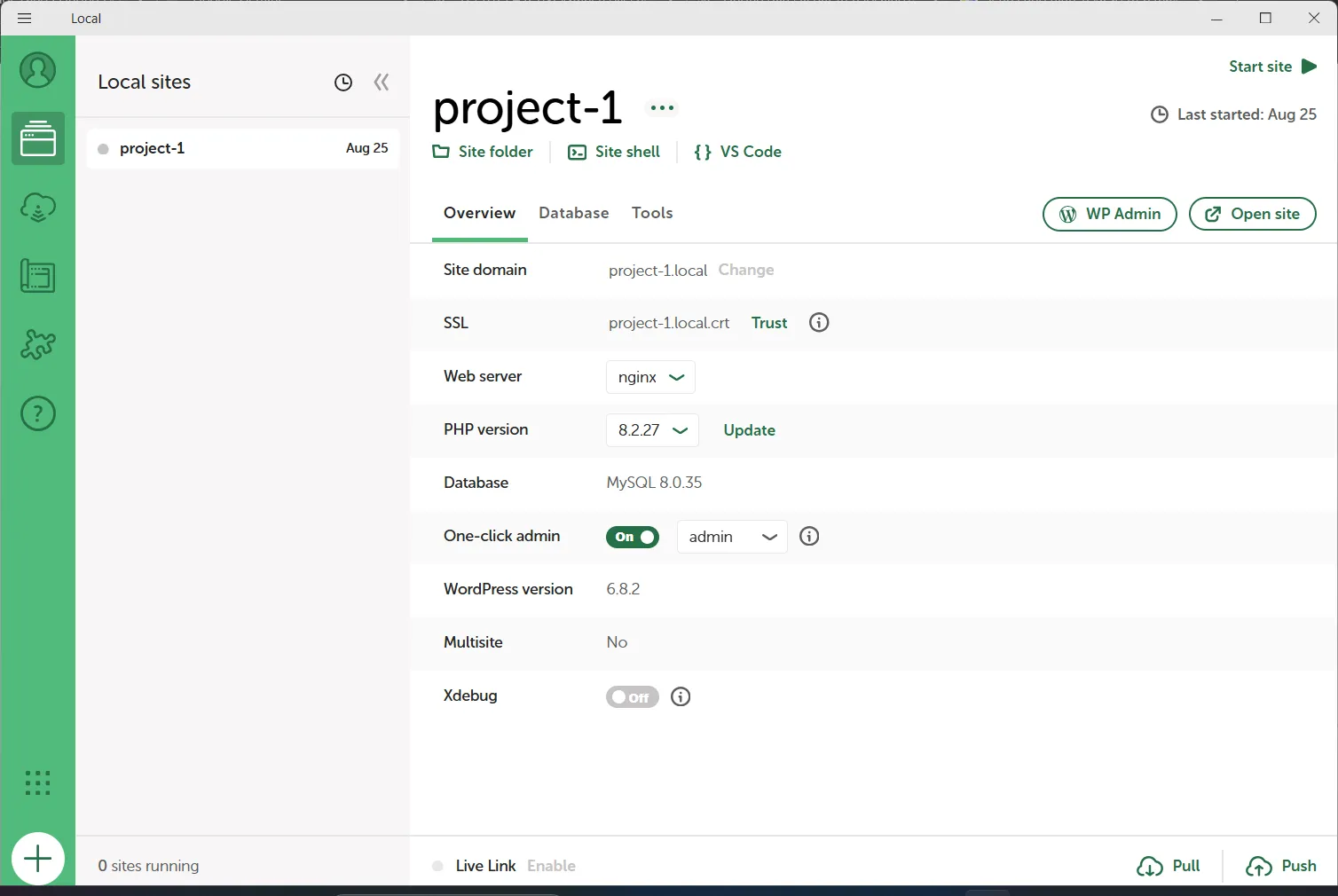 Tạo Website Mới Trên LocalWP
